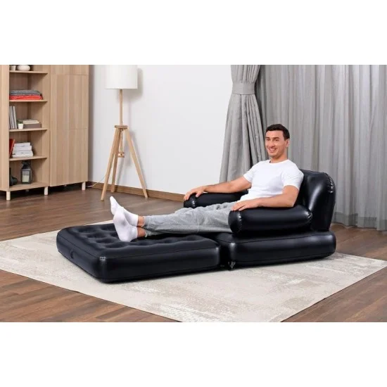 Bestway 1.91m x 97cm x 64cm multi-max 4-in-1 air lounger (couch,repair patch.)